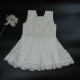 Ivory White Cotton Crochet Frock